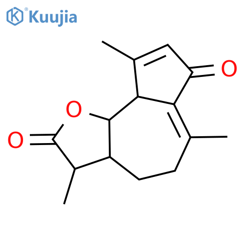 Azuleno[4,5-b]furan-2,7-dione,3,3a,4,5,9a,9b-hexahydro-3,6,9-trimethyl-, (3R,3aS,9aS,9bS)- structure