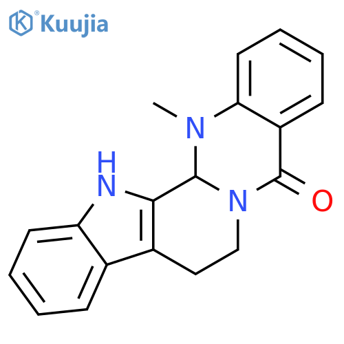 Indolo[2',3':3,4]pyrido[2,1-b]quinazolin-5(7H)-one,8,13,13b,14-tetrahydro-14-methyl- (6CI,9CI) structure