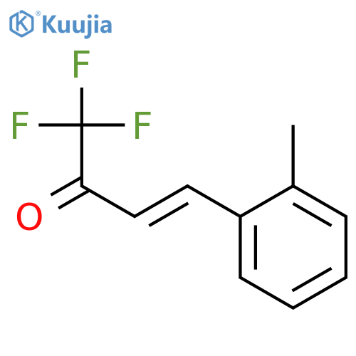 3-Buten-2-one, 1,1,1-trifluoro-4-(2-methylphenyl)-, (3E)- structure