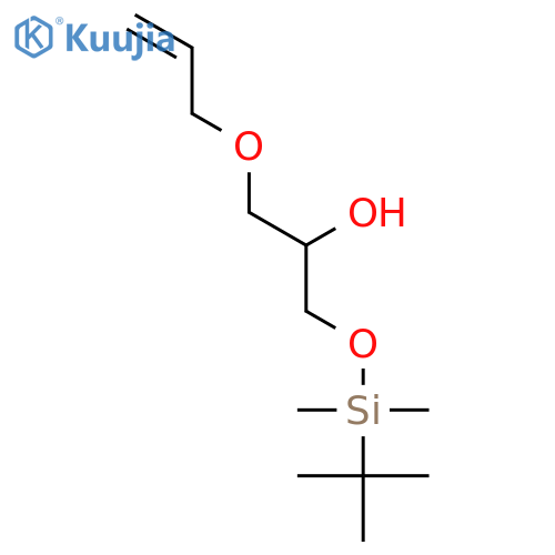 2-Propanol, 1-[[(1,1-dimethylethyl)dimethylsilyl]oxy]-3-(2-propenyloxy)- structure