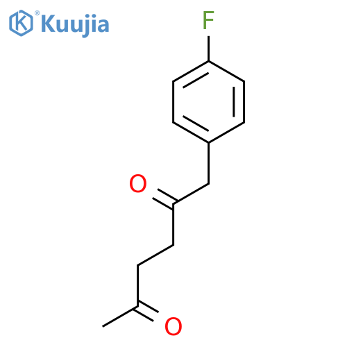2,5-Hexanedione, 1-(4-fluorophenyl)- structure