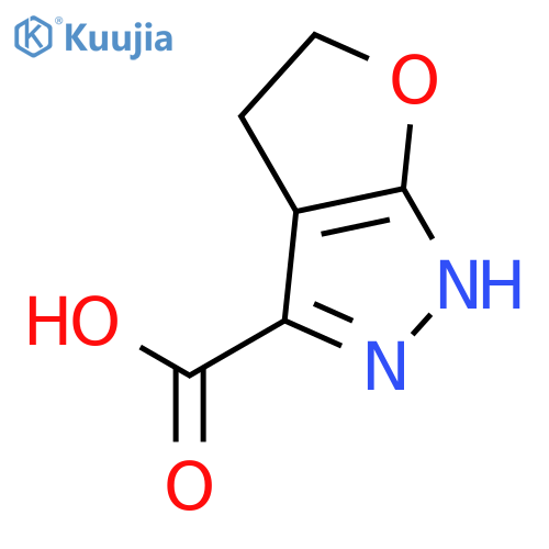 1H,4H,5H-furo[2,3-c]pyrazole-3-carboxylic acid structure