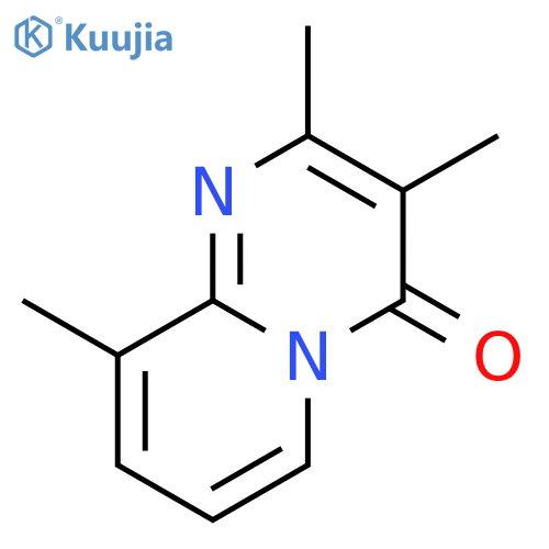 4H-Pyrido[1,2-a]pyrimidin-4-one, 2,3,9-trimethyl- structure
