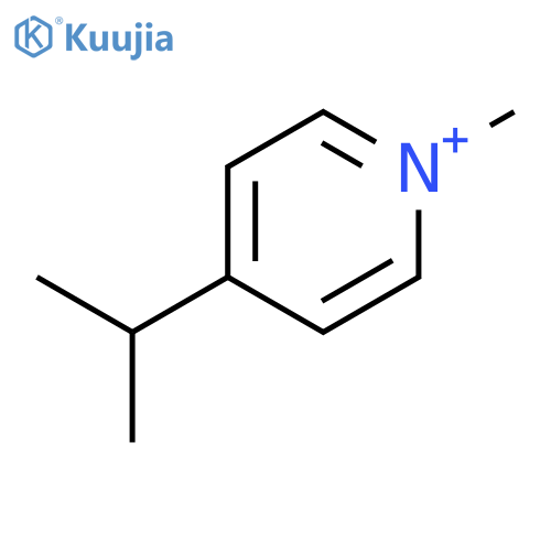 Pyridinium, 1-methyl-4-(1-methylethyl)- structure