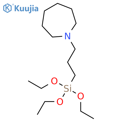 1H-Azepine, hexahydro-1-[3-(triethoxysilyl)propyl]- structure