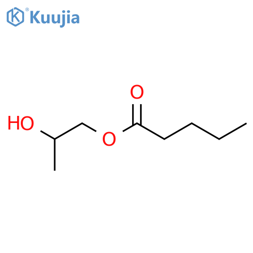Pentanoic acid,2-hydroxypropyl ester structure