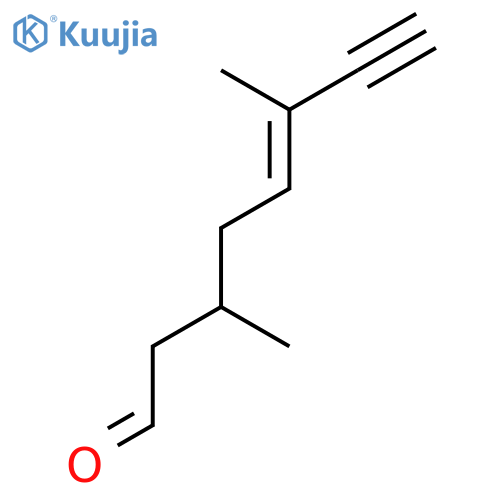 5-Octen-7-ynal, 3,6-dimethyl-, (E)- structure