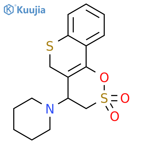 4-piperidin-1-yl-4,5-dihydro-3h-thiochromeno[3,4-e]oxathiine 2,2-dioxide structure