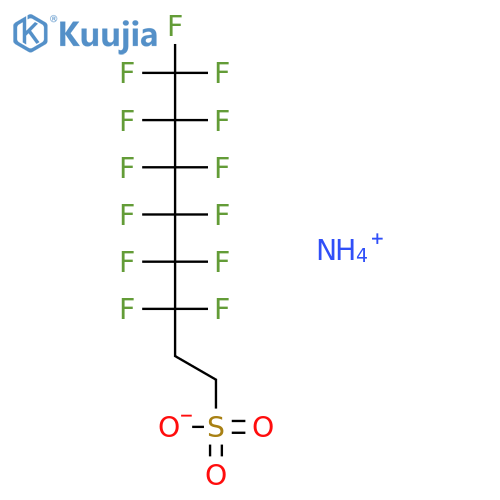3,3,4,4,5,5,6,6,7,7,8,8,8-Tridecafluoro-1-octanesulfonic Acid Ammonium Salt structure