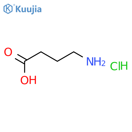 Butanoic acid,4-amino-, hydrochloride (1:1) structure