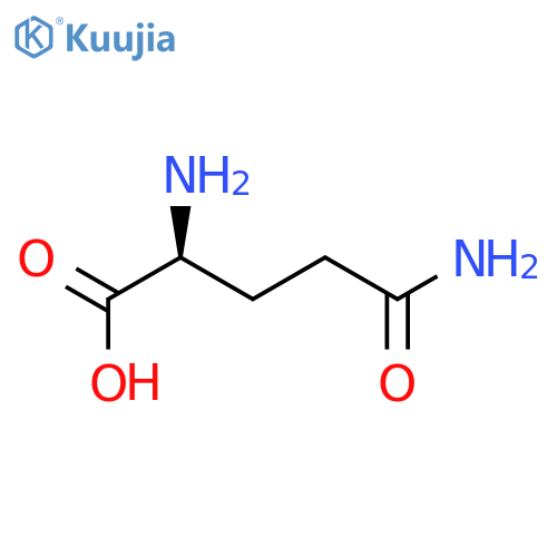 D-Glutamine structure