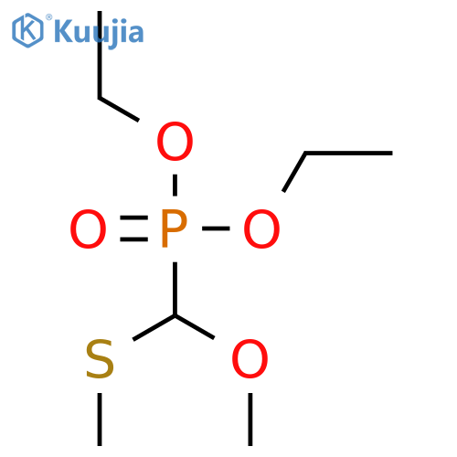 PHOSPHONIC ACID, [METHOXY(METHYLTHIO)METHYL]-, DIETHYL ESTER structure