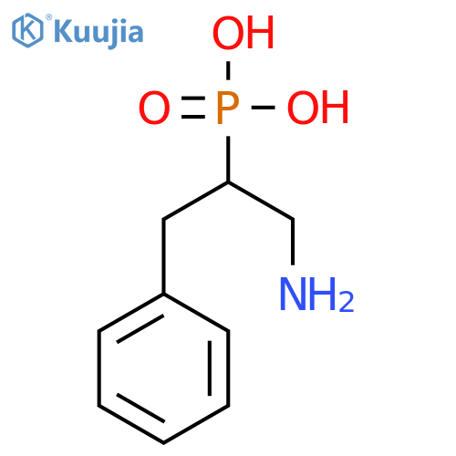 (1-amino-3-phenylpropan-2-yl)phosphonic Acid structure