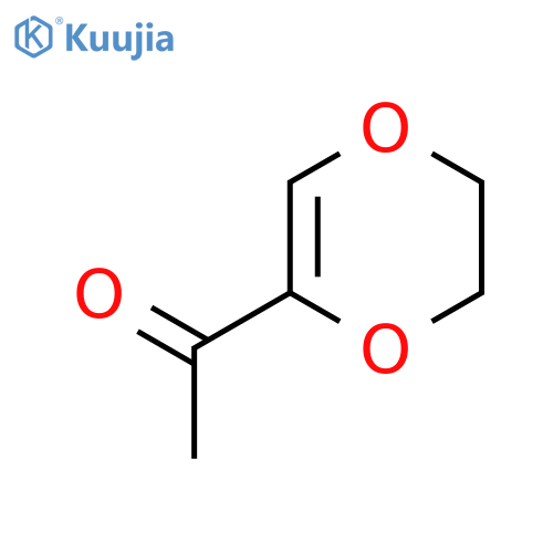 1-(5,6-dihydro-1,4-dioxin-2-yl)ethan-1-one structure