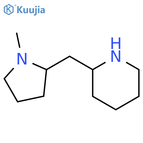 Piperidine, 2-[(1-methyl-2-pyrrolidinyl)methyl]- structure