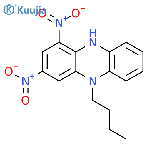 Phenazine, 5-butyl-5,10-dihydro-1,3-dinitro- structure