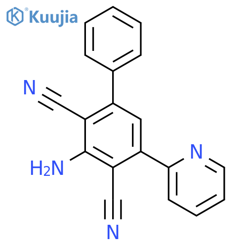 [1,1'-BIPHENYL]-2,4-DICARBONITRILE, 3-AMINO-5-(2-PYRIDINYL)- structure