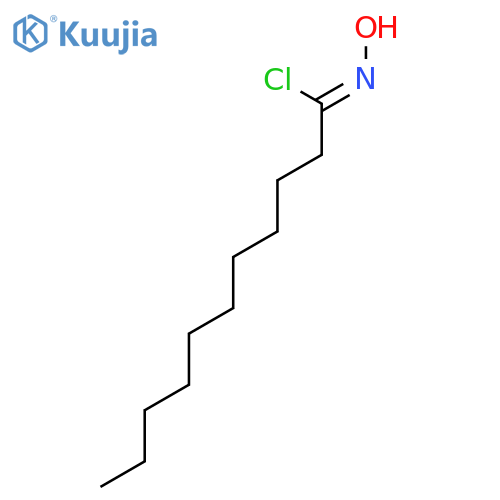 Undecanimidoyl chloride, N-hydroxy- structure