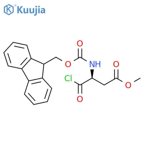 Butanoic acid, 4-chloro-3-[[(9H-fluoren-9-ylMethoxy)carbonyl]aMino]-4-oxo-, Methyl ester, (3S)- structure