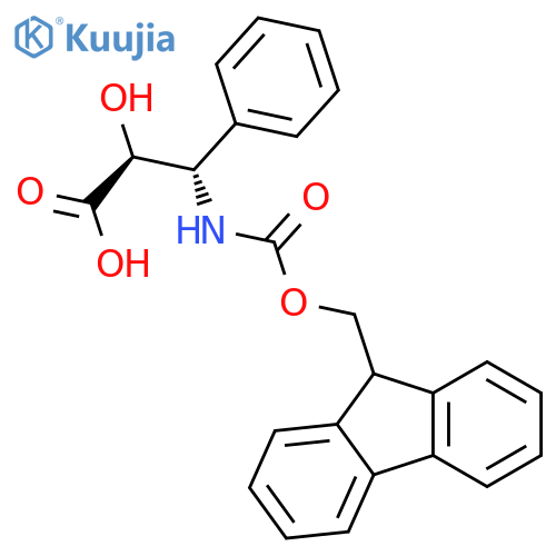 N-FMOC-(2S,3S)-3-AMINO-2-HYDROXY-3-PHENYL-PROPIONIC ACID structure