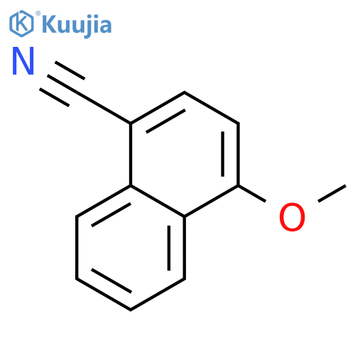 4-Methoxy-1-naphthonitrile structure