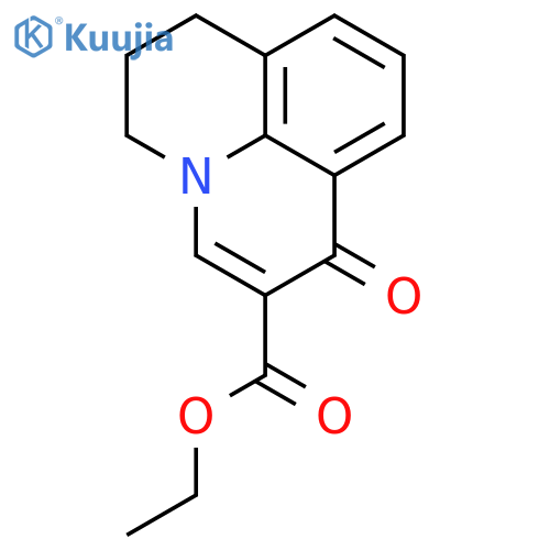ethyl 4-oxo-1-azatricyclo7.3.1.0^{5,13}trideca-2,5(13),6,8-tetraene-3-carboxylate structure