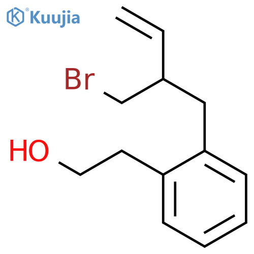Benzeneethanol, 2-[2-(bromomethyl)-3-butenyl]- structure