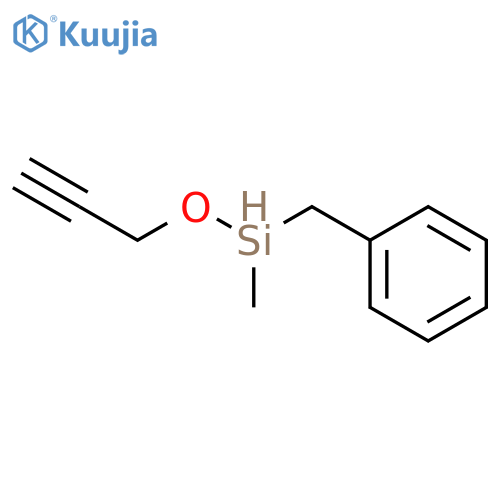 SILANE, METHYL(PHENYLMETHYL)(2-PROPYNYLOXY)- structure
