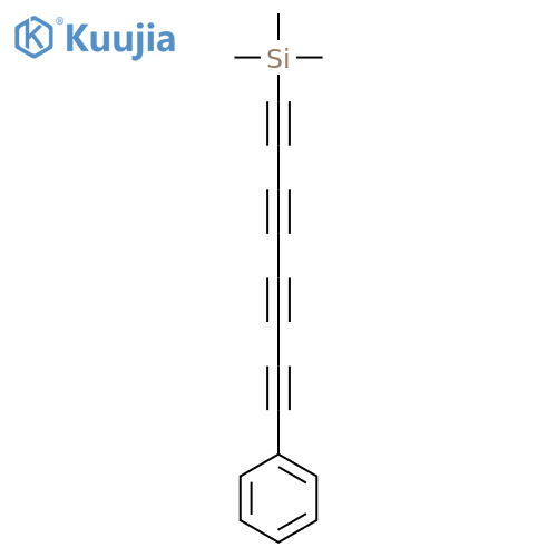 Silane, trimethyl(8-phenyl-1,3,5,7-octatetraynyl)- structure