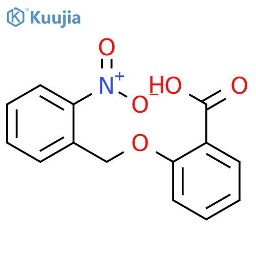 Benzoic acid, 2-[(2-nitrophenyl)methoxy]- structure