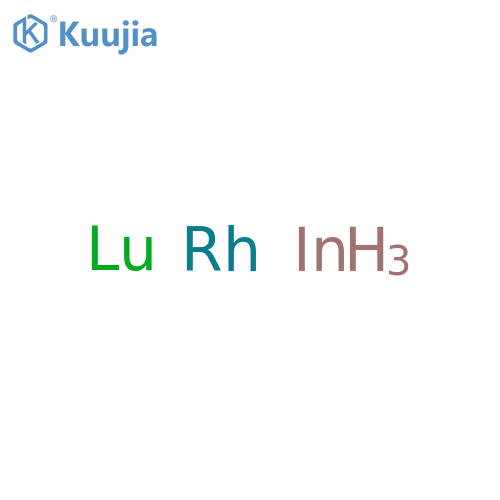 Indium, compd. with lutetium and rhodium (1:1:1) structure