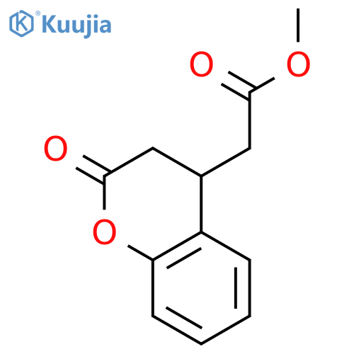 2H-1-Benzopyran-4-acetic acid, 3,4-dihydro-2-oxo-, methyl ester structure