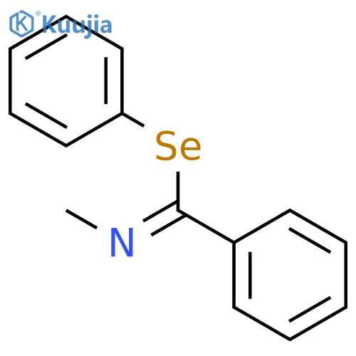 Benzenecarboximidoselenoic acid, N-methyl-, phenyl ester, (Z)- structure