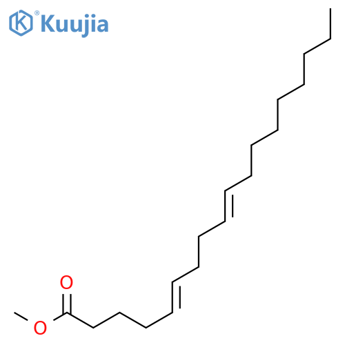 5,9-Octadecadienoic acid, methyl ester, (Z,Z)- structure