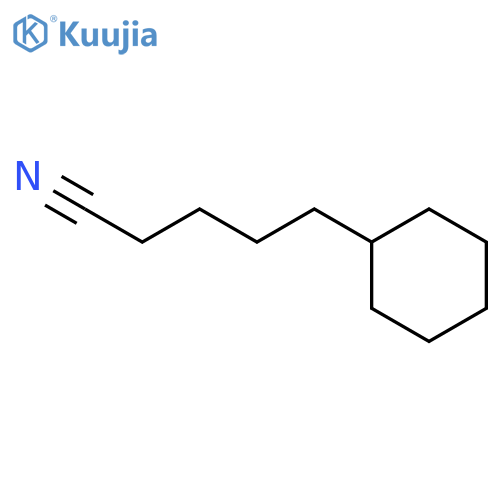 5-cyclohexylpentanenitrile structure