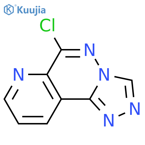 PYRIDO[3,2-D]-1,2,4-TRIAZOLO[4,3-B]PYRIDAZINE, 6-CHLORO- structure