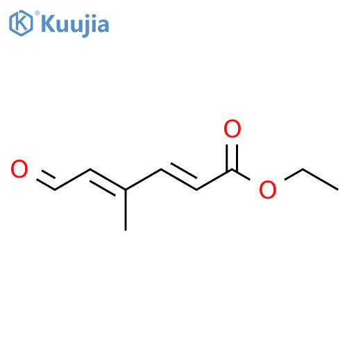 2,4-Hexadienoic acid, 4-methyl-6-oxo-, ethyl ester structure