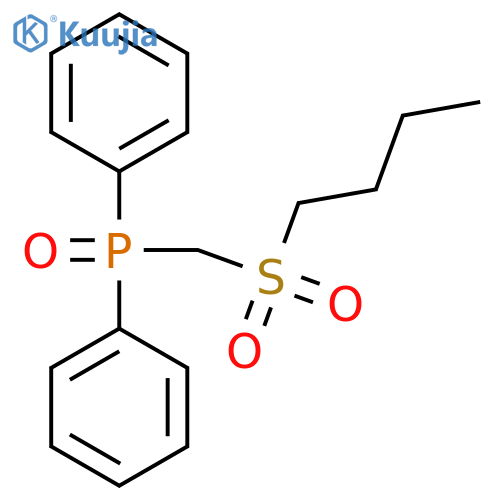 ((Butylsulfonyl)methyl)diphenylphosphine oxide structure