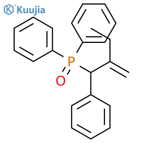 Phosphine oxide, (2-methylene-1-phenylbutyl)diphenyl- structure