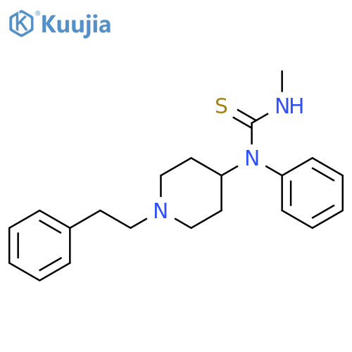 Thiourea, N'-methyl-N-phenyl-N-[1-(2-phenylethyl)-4-piperidinyl]- structure