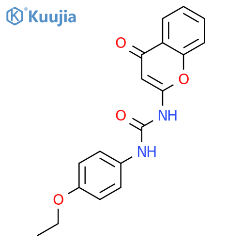 1-(4-ethoxyphenyl)-3-(4-oxo-4H-chromen-2-yl)urea structure