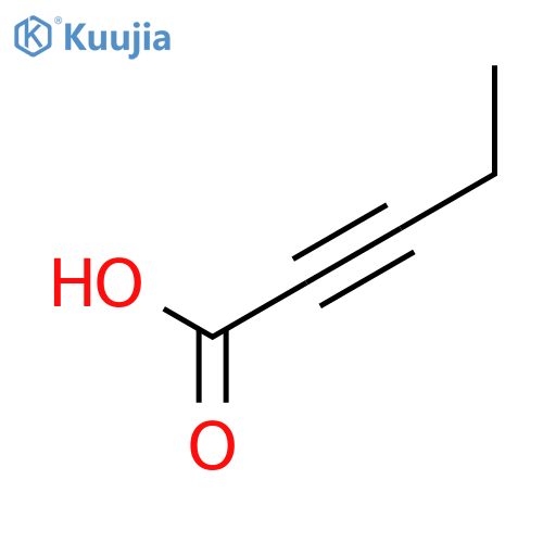 2-Pentynoic Acid structure