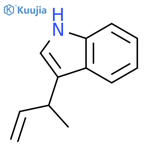 1H-Indole, 3-(1-methyl-2-propenyl)- structure