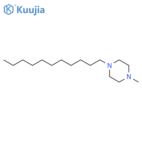 Piperazine, 1-methyl-4-undecyl- structure