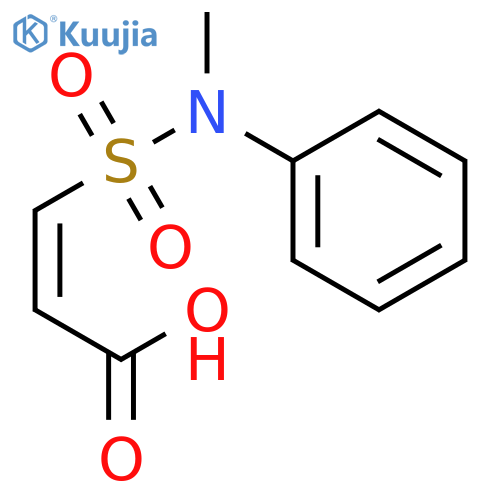 2-Propenoic acid, 3-[(methylphenylamino)sulfonyl]-, (Z)- structure