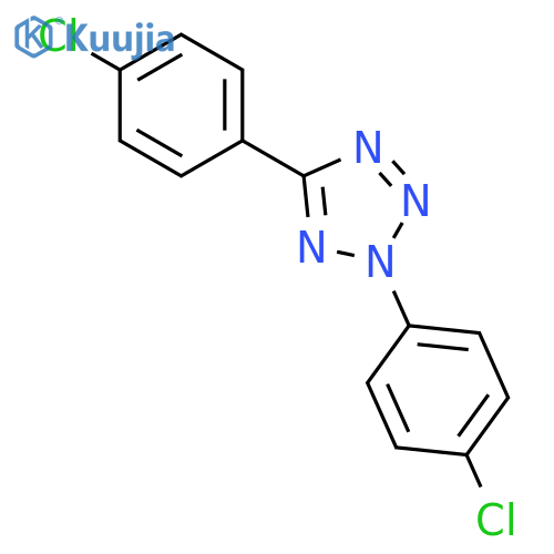 2H-TETRAZOLE, 2,5-BIS(4-CHLOROPHENYL)- structure
