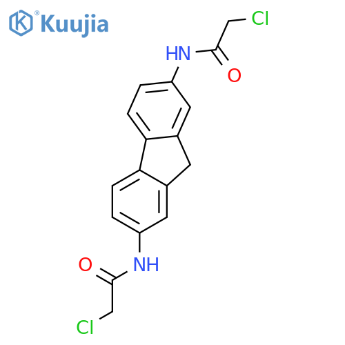 Acetamide, N,N'-9H-fluorene-2,7-diylbis[2-chloro- structure