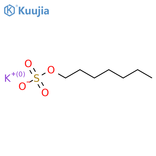 Potassium;heptyl sulfate structure
