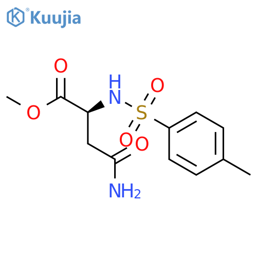 L-Asparagine, N2-[(4-methylphenyl)sulfonyl]-, methyl ester structure