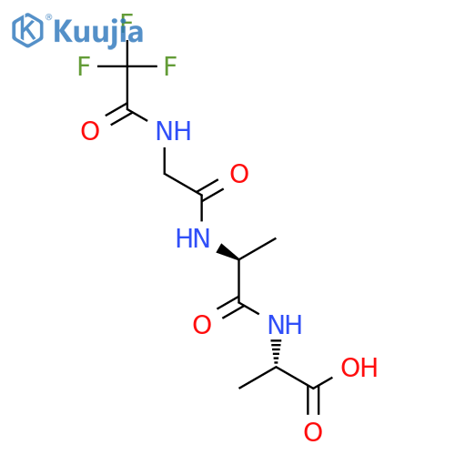L-Alanine, N-(trifluoroacetyl)glycyl-L-alanyl- structure